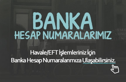 hesap numaralarımız